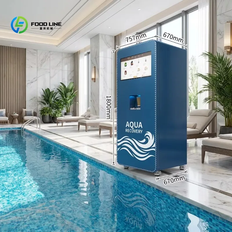 Customized 27-inch Touch Screen Outdoor Custom Touch Screen Milkshake Gym Cold Mixed Drink Coffee Protein Shake Vending Machine