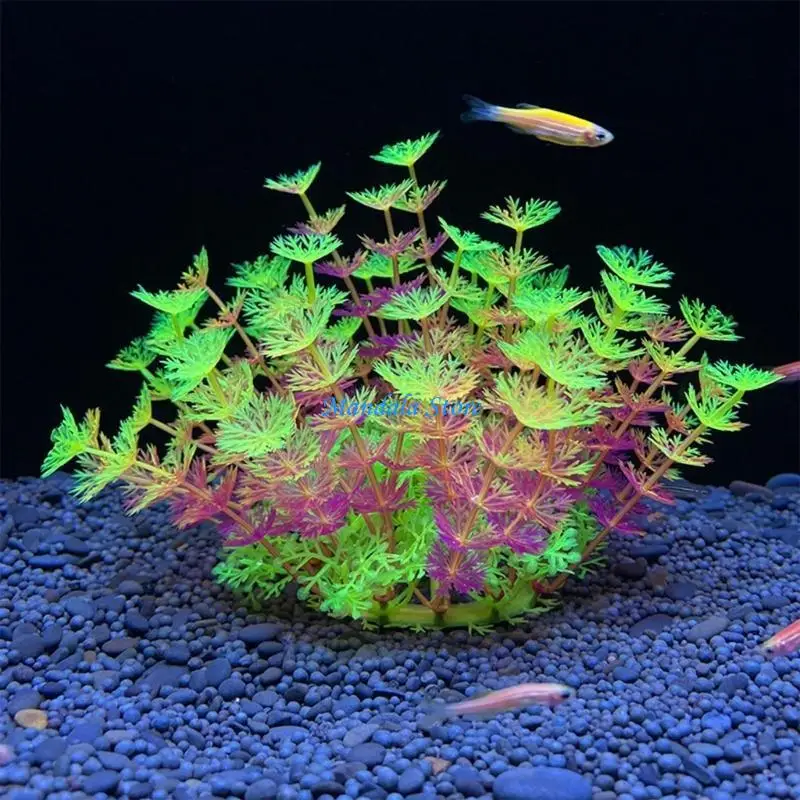 

U2JC Aquatic Plants Leaves for FishTank Aquarium Decoration Beautiful Appearance Aquatic Plant Leaves for FishTank