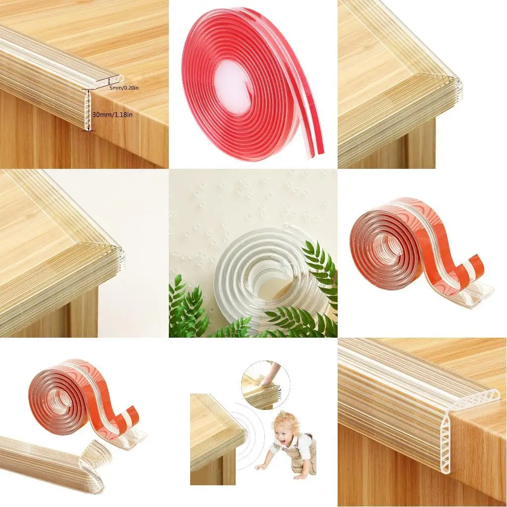 

Прочный и гибкий прозрачный угловой защитный чехол. Простота установки. Защитный чехол для краев стола из ПВХ L8RB.