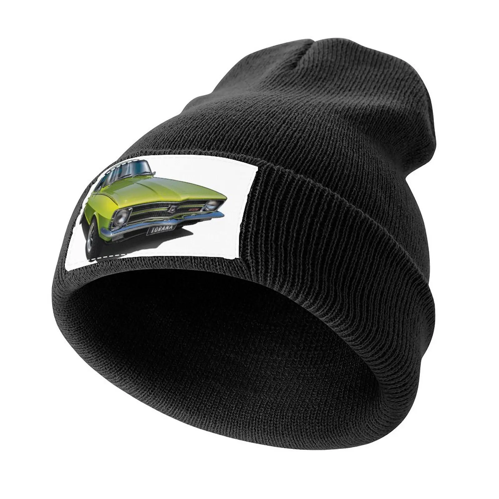 

Illustrated Holden LC GTR Torana - Lime Green Knitted Cap Snap Back Hat New Hat Trucker Hats For Men Women's