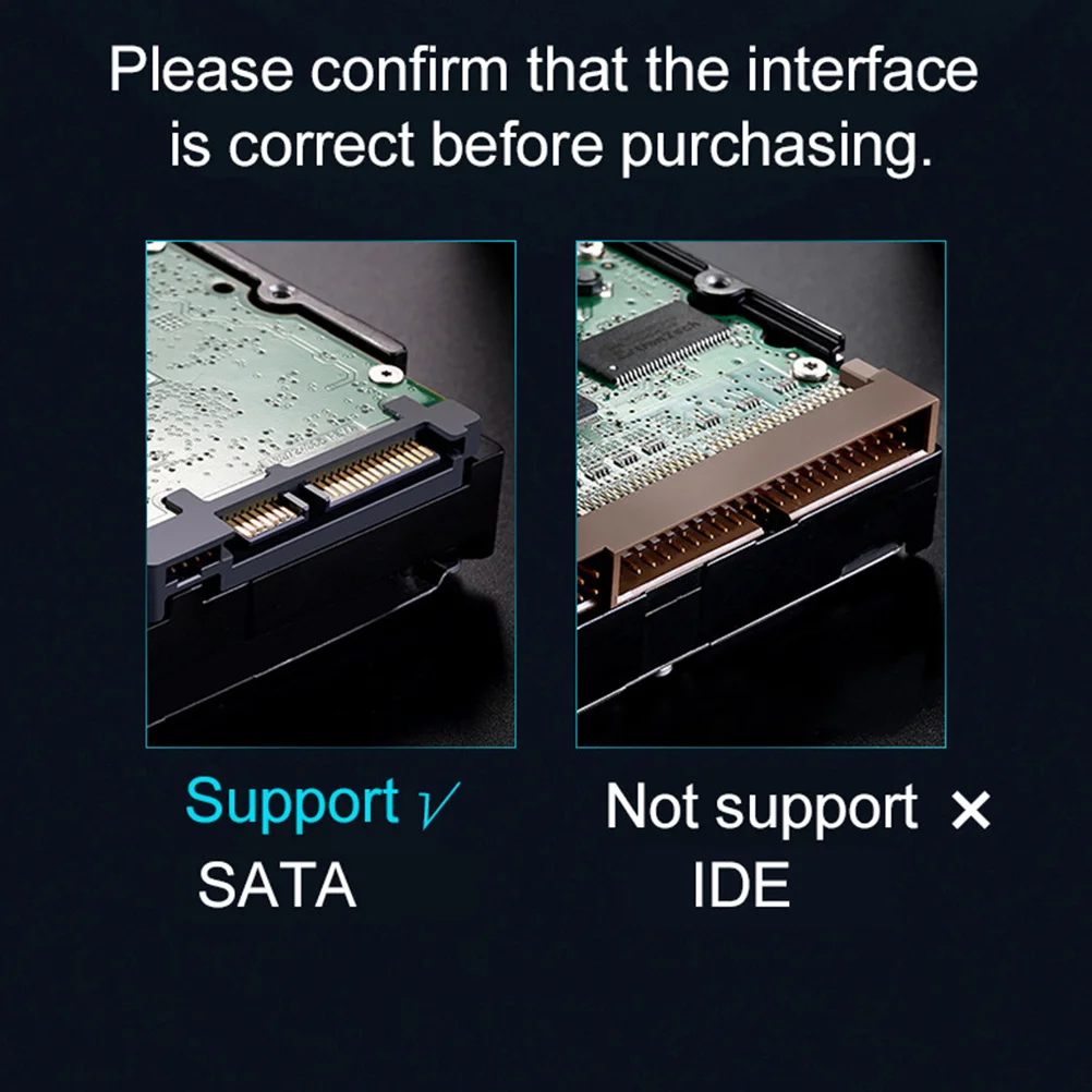 

USB Type-C to Data Line 2.5 Inch 3.5 Inch Hard Disk Converter Laptop Hard Drive Backup Cable 5gbps Easy