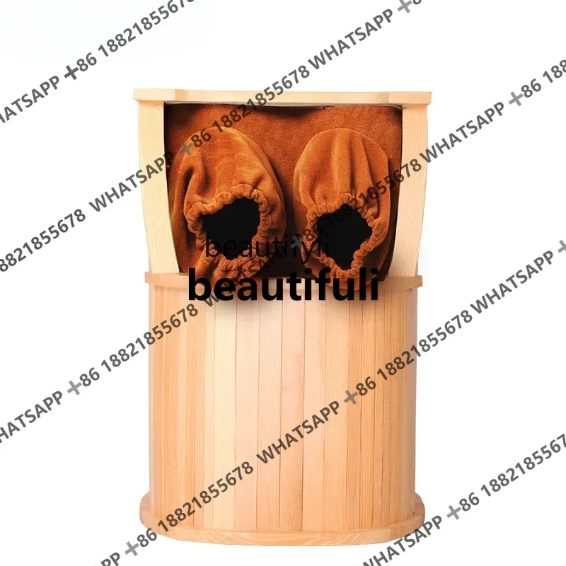 Holographic Energy Health Foot Bath Bucket Massage Heated Sweat Steam Bucket Household Foot Therapy Deep Bucket