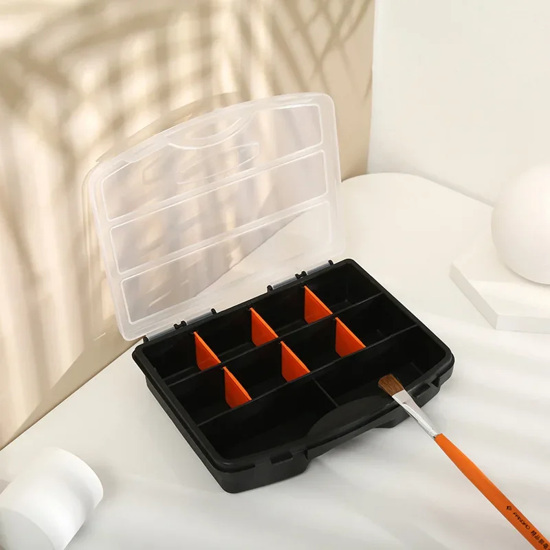 19x15x4cm Parts Tool Storage Box Portable Portable Multi-grid Combined Screw Small Object Storage Can Be Waterproof Organizer