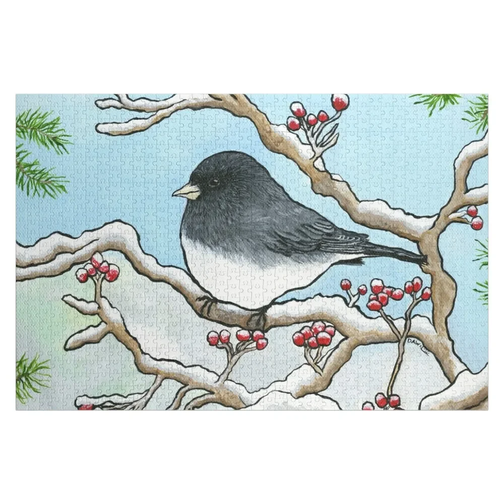 

Snowbird, Painting by Dawn Langstroth 2020 Jigsaw Puzzle Customized Kids Gift Custom Puzzle