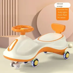 Twister per bambini Car Balance Car Baby Walker 1-10 anni Baby Rocking Car Yo-yo Car Anti-rollover Silent Wheel Music Light