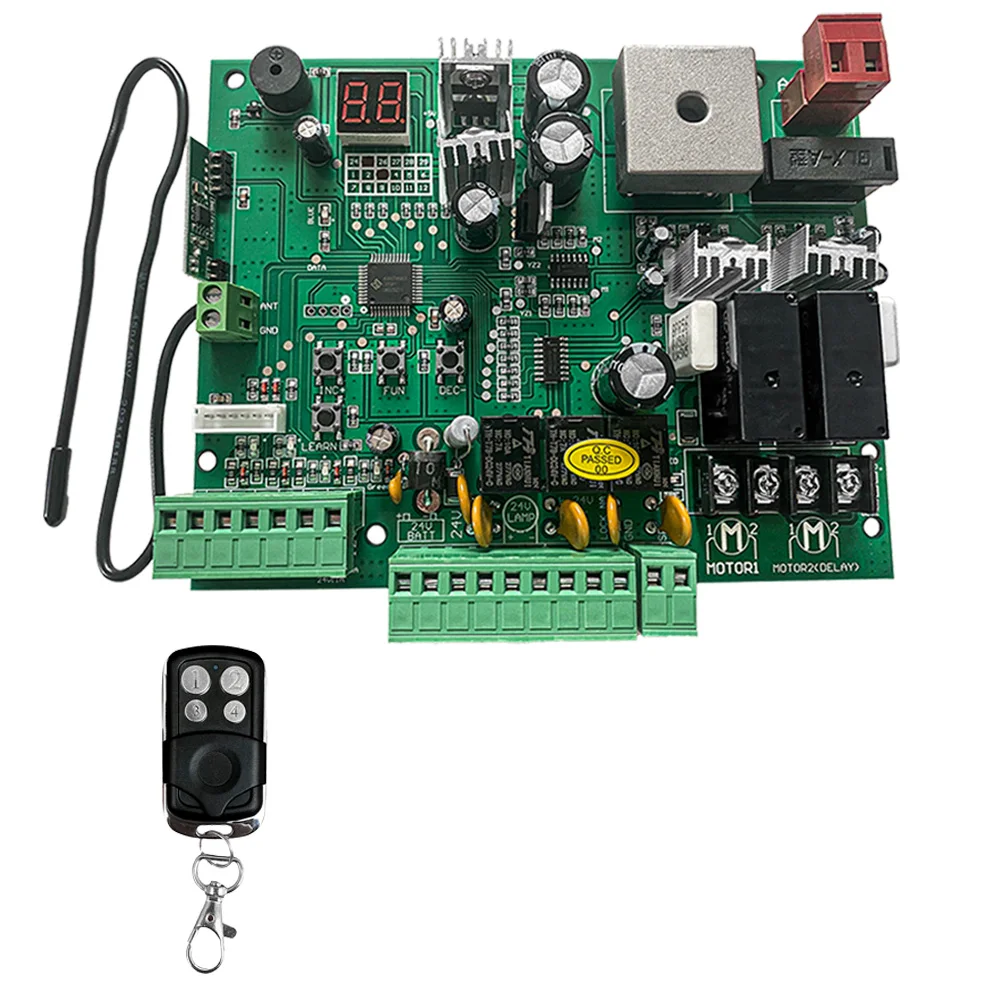 24V PCB Control Board Electric Gate Swing Gate Auto Gate Door Opener Smart Control Center System Replace Fittings