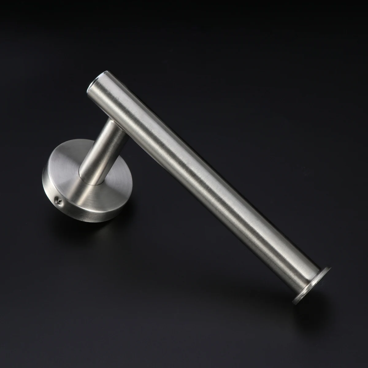 

Stainless Steel Paper Holder 8cm Silver Durable Rust Humanized Design Storage Bag Compatible Screw Holes