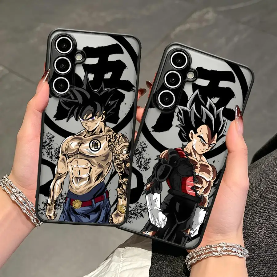 Case for Samsung Galaxy A35 A54 A73 A33 A34 A36 A52S A72 A53 A14 A23 A16 A15 A56 A55 A17 A52 Phone Cover D-Dragon Ball Cool Goku
