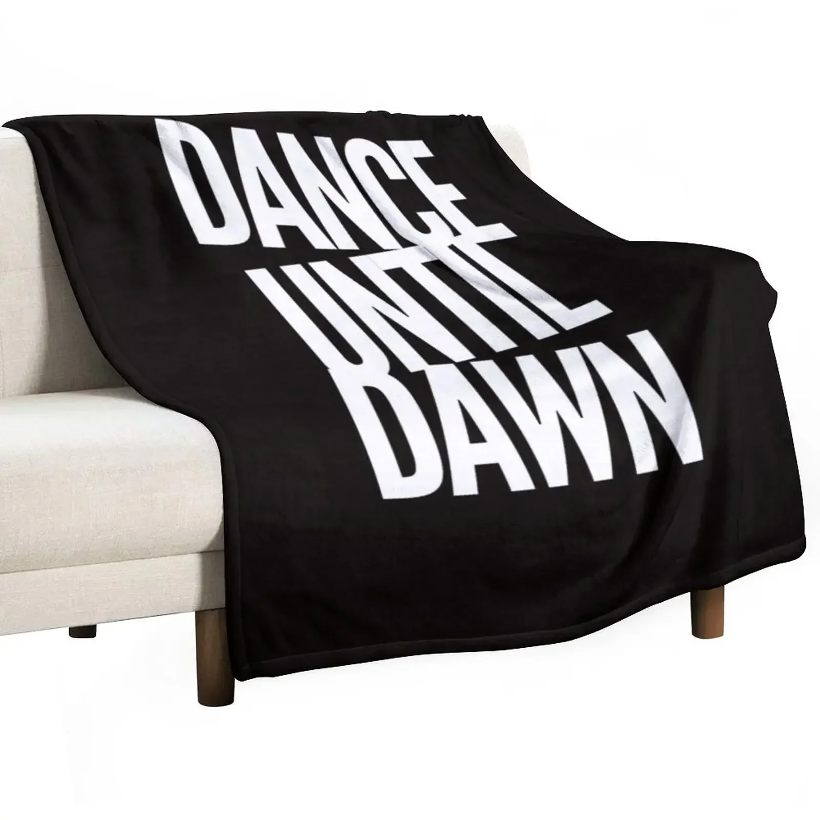 Dance Until Dawn Funny Music Throw Blanket Hair Hairy Luxury Throw Blankets