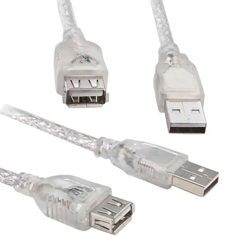 S-LINK SL-AF2010 USB 2.0 TRANSPARENT USB EXTENSION CABLE 10 METRE