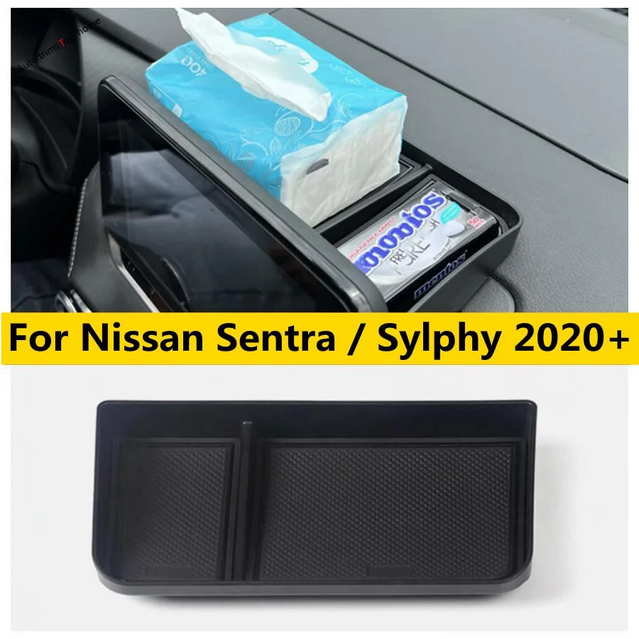 

Plastic Dashboard Multifunction Container Box Storage Box Tray Cover Fit For Nissan Sentra / Sylphy 2020 - 2024 Car Accessories