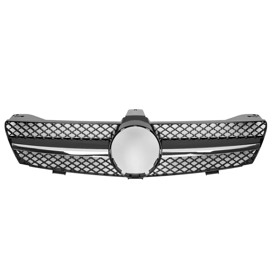 XVIP Chrom-Silber-Diamant-Stil Stoßstangengrill für Mercedes Benz CLS-Klasse W219 CLS350 CLS500 05–08 obere GTR-Stilgitter – Detail 3