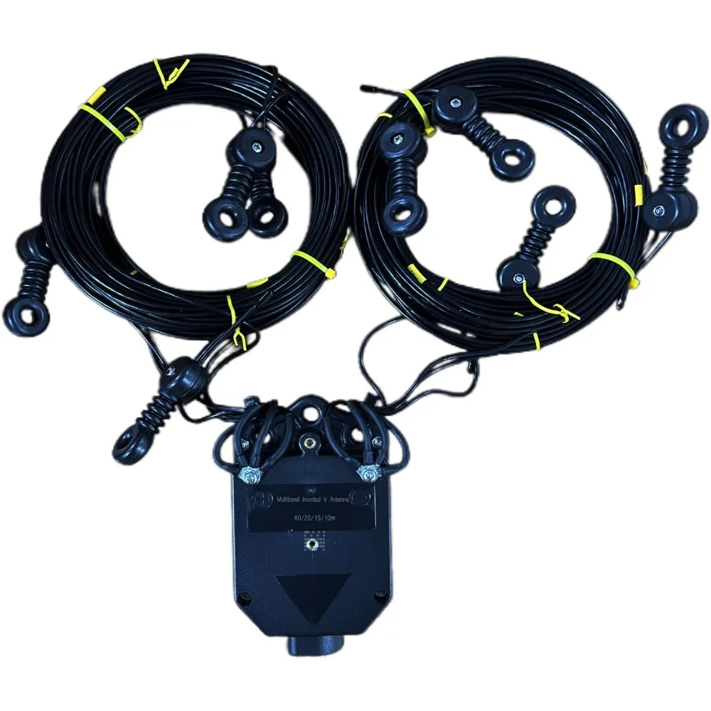 

1.1 Balun Antenna 1000W Dipole Multi-Band Inverted V Antenna for 10m 15m 20m 40m Bands with 30m Rope