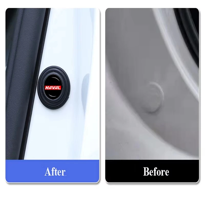 Car Door Anti‑Collision Bumper Strip Shock Absorbing Protector Pad For Haval Jolion H6 M6 Dargo Raptor F7 H7 H9