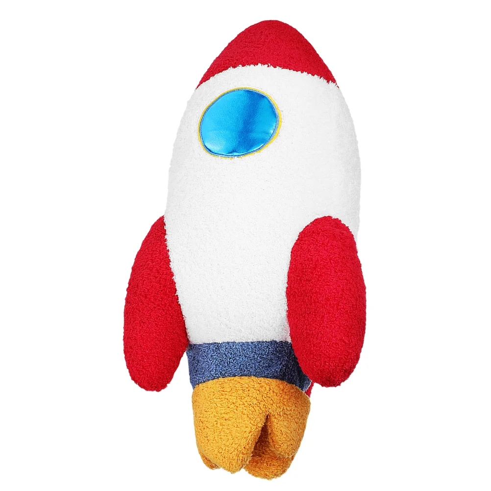 Space Rocket Toys Outerspace Mini Pillow Stuffed Animal Pp Cotton Ship Nursery Decor Child