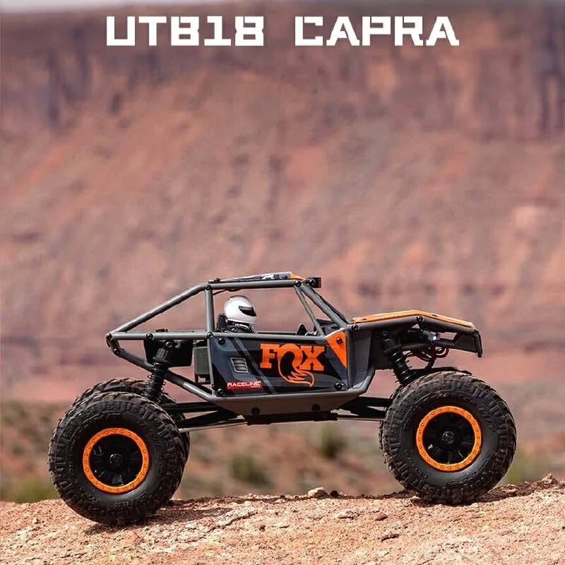 Axial 1/18 Utb18 Capra Goat Remote Control Off-Road Vehicle Four-Wheel Drive High-Performance Climbing Car Birthday Gift For Boy