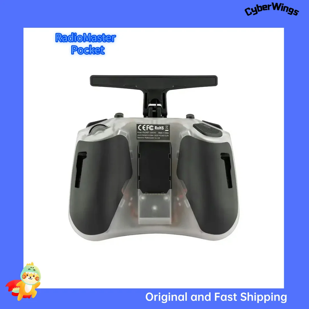

In Stock RadioMaster Pocket Remote Controller FCC(Mode2 Left-handed Throttle ) Hall Gimbal RadioTransmitter
