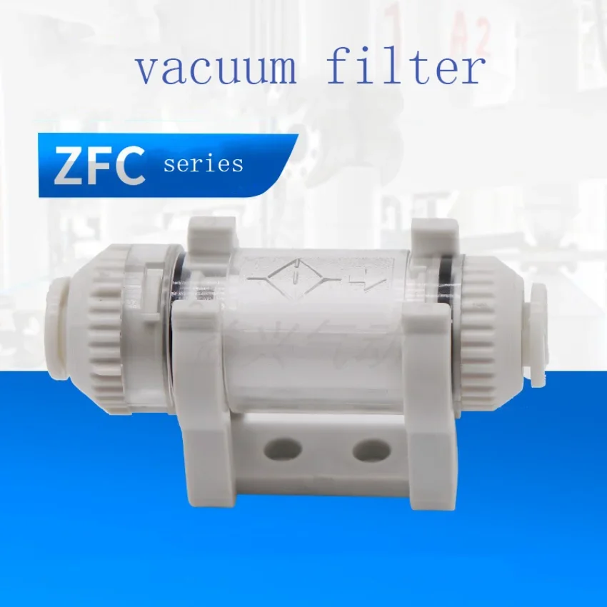 

NEW ZFC100/ZFC200-06B/04B-08B 4/6/8 OD Tube Push in Quick Connector In Line Vacuum Air Suction Filter Replace Filter Element