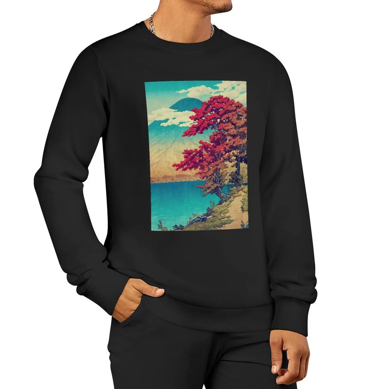 The New Year in Hisseii - Nature Landscape Pullover Hoodie autumn hooded shirt autumn new products new sweatshirts