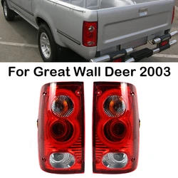 New Left Right Car Rear Tail Light Tail Brake Lamp Taillights With Bulbs Wires For Great Wall Deer 2003 4133020-D01 4133010-D01