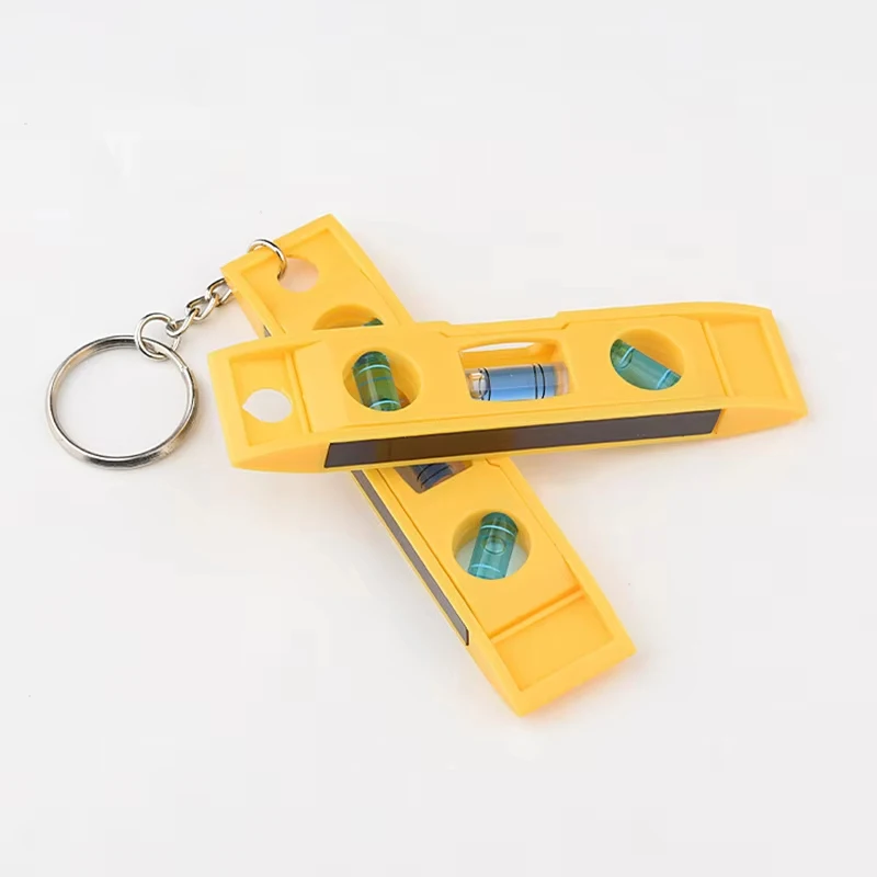 1 Pcs Mini 3 Bubble Level with Keychain Tor pedo Magnetic Gradienter Level Measuring Tool Plumb/Level/45-Degree Measuring