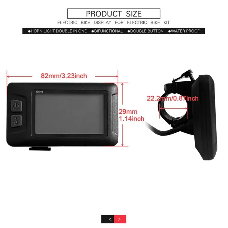 

Спортивный контроллер для электровелосипеда 17A с тремя режимами синусоидальной волны, дисплеем EN05 и курковым дросселем для электровелосипедов 24В 36В 48В 250Вт 350Вт
