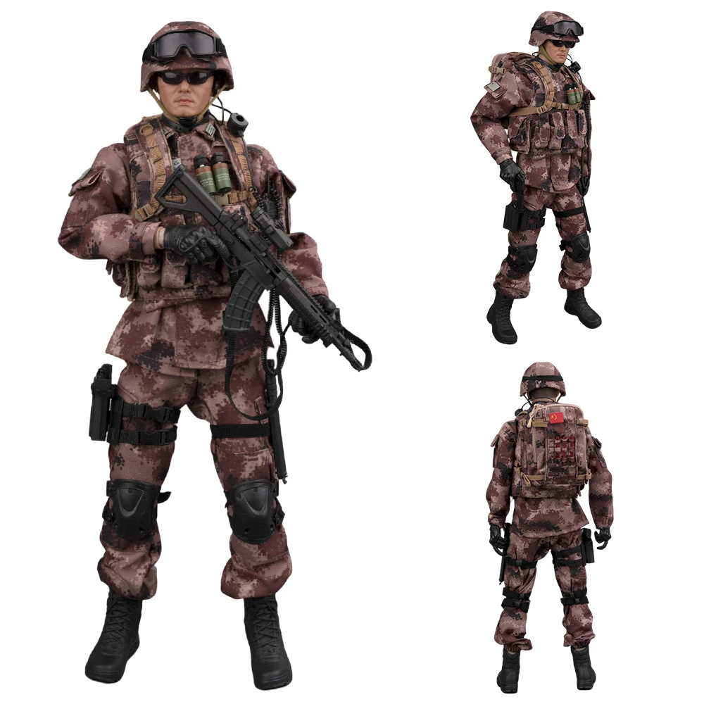 ViiKONDO 1/6 KSJY 23001 JEU Action Figure Chinese PLA Eastern Assault Fighter Fire 12'' Toy Soldier Model Full Set Army Men Gift