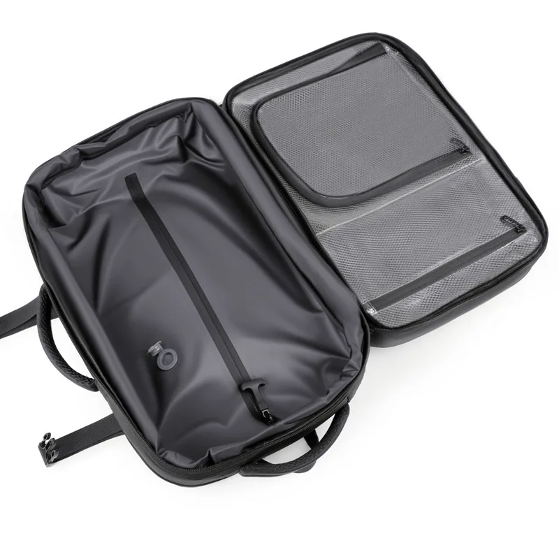 Business backpack inflatable men's commuter backpack laptop bag travel bag vacuum compression backpack