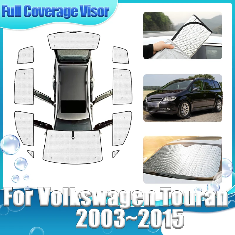 

Anti UV For Volkswagen VW Touran 2003-2015 MK1 1T Sunscreen Visors Privacy Shield Auto Window Sunshade Pad Cover Car Accessories