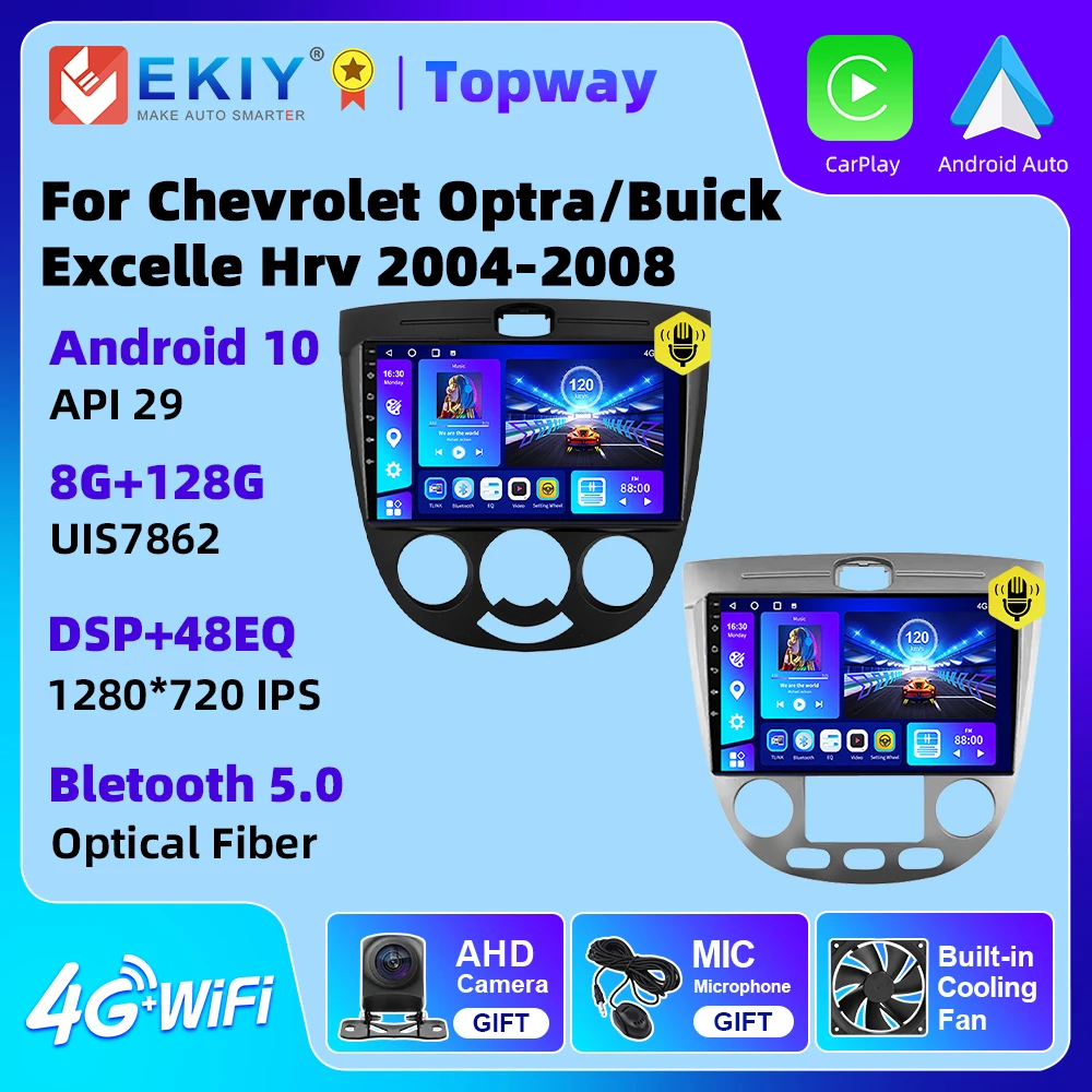 

EKIY Android 10 Car Radio For Chevrolet Optra/Buick Excelle Hrv 2004-2008 GPS Auto 4G WIFI Carplay Player Navigation 2 Din