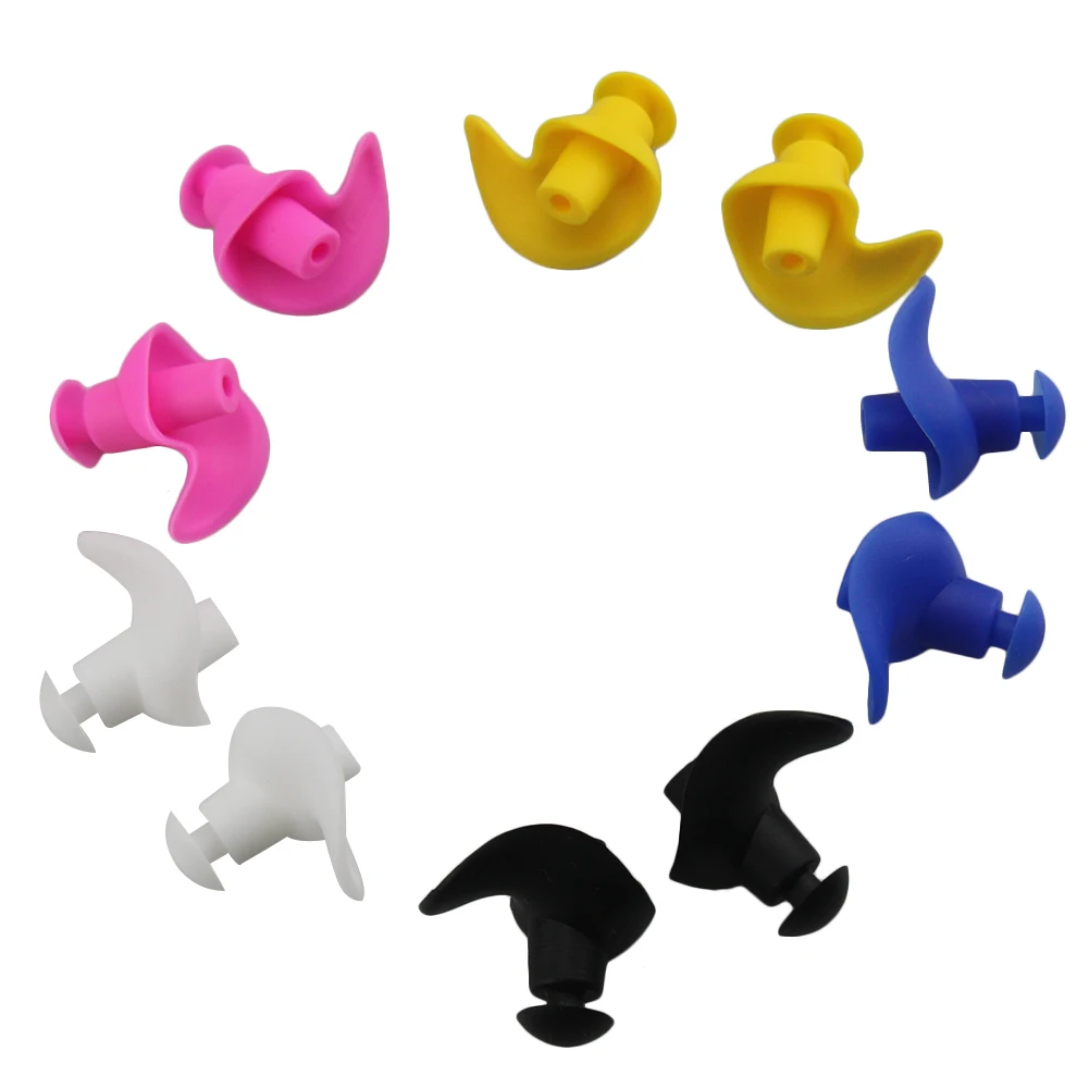 Swimming Ear Plug Ear Protection Earplugs Sound Insulation Silicone Anti-Noise Earplugs Noise Reduction Soft for Hearing Safety