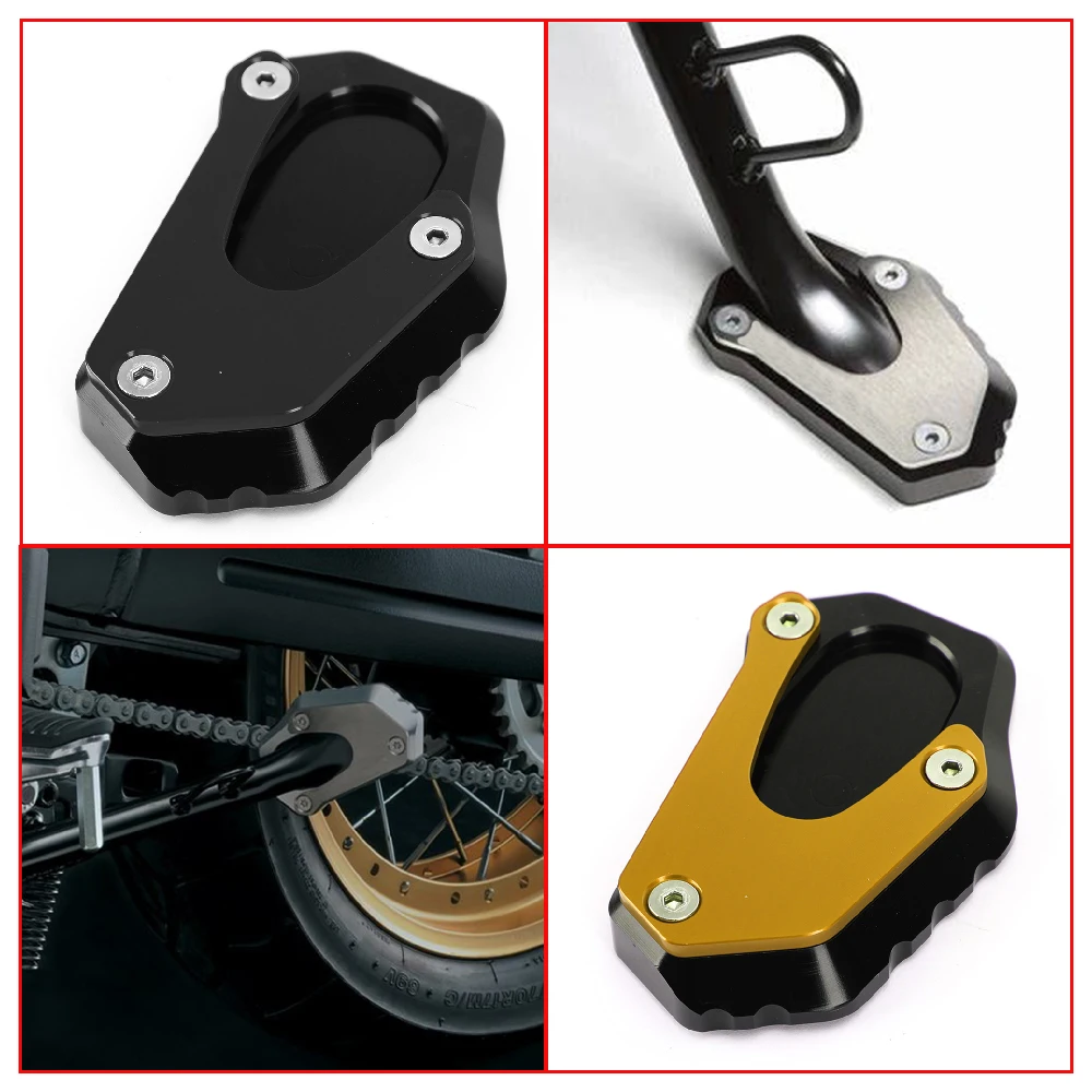 

Fits for Suzuki DL 1050 V-Strom XT DL1050 DL1050XT ABS 2020-2024 Motorcycle Side Stand Base Enlarge Extender Extension Widener