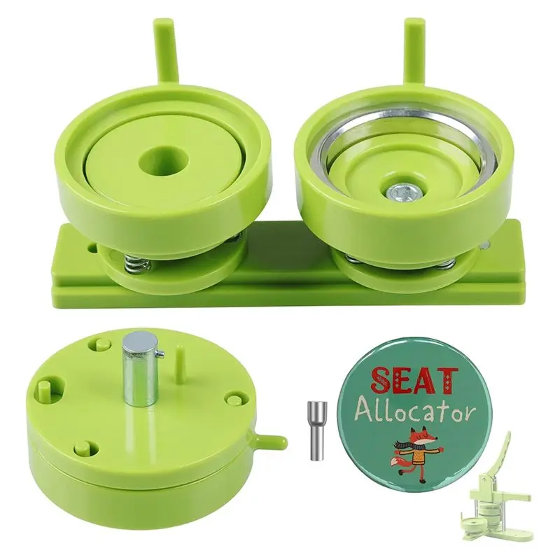 

【ЭЛЕКТРОННЫЕ АКСЕССУАРЫ】Набор для изготовления кнопок своими руками, сменные формы, круглые штамповочные формы