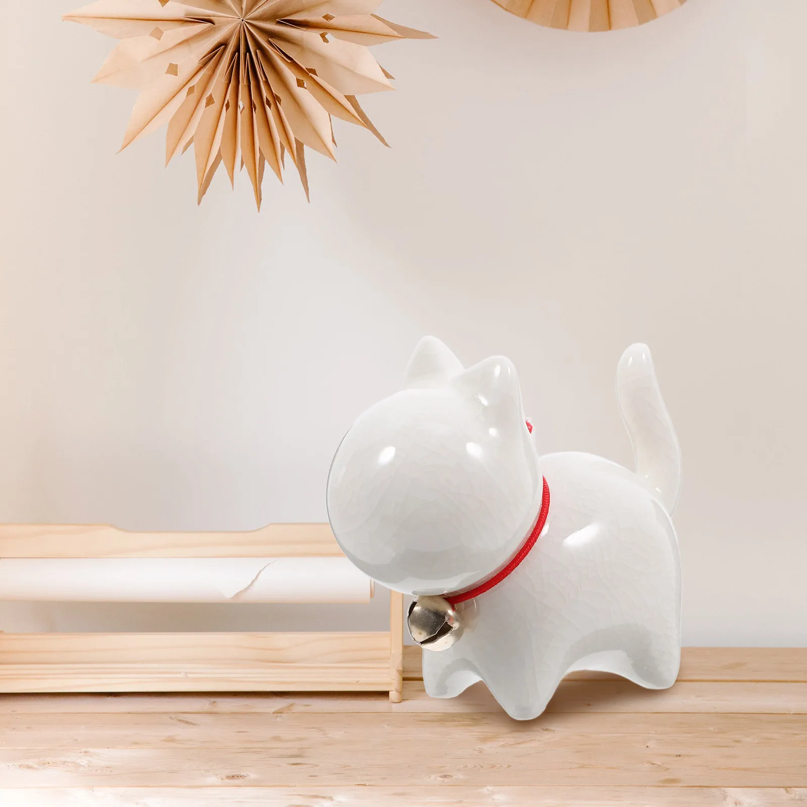 

Ceramic Small Cat Statue Miniature Cute Desktop Animal Figure Office Home Table Decoration Ornament Ceramic Cat Figurine