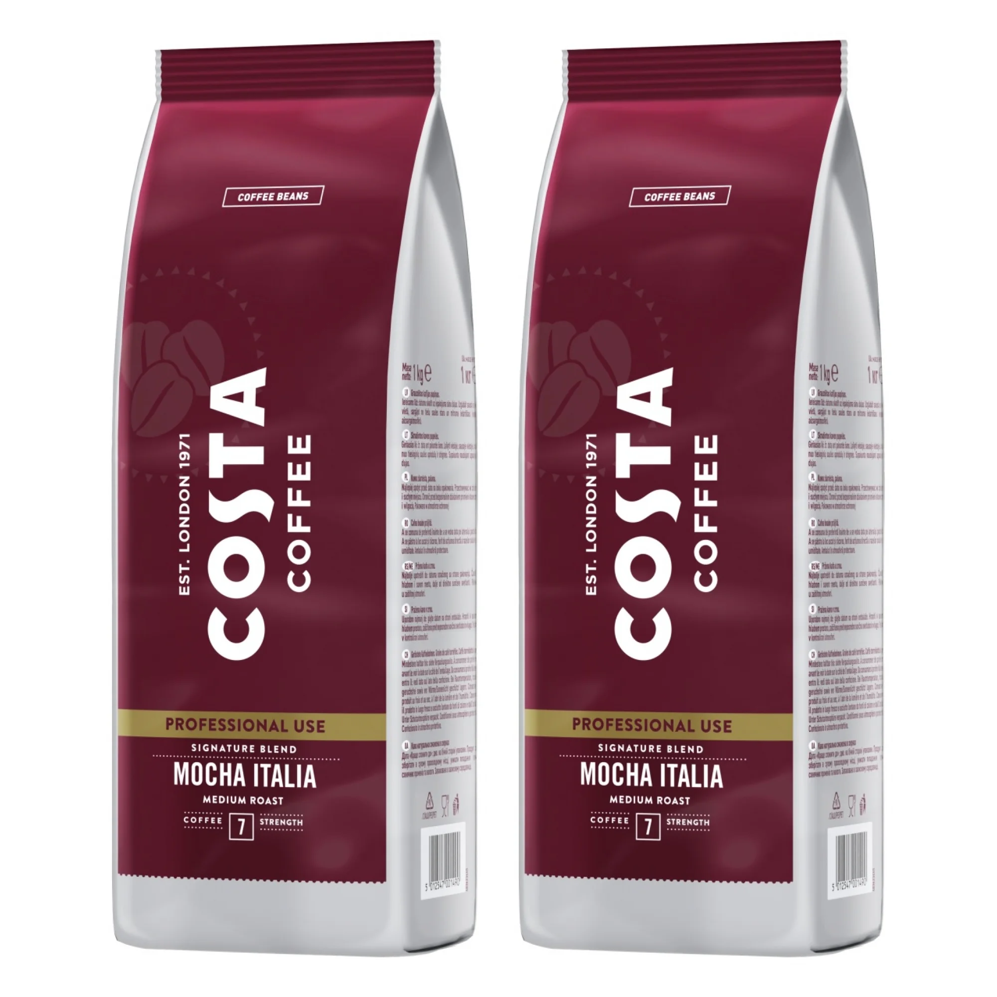 2x Kawa ziarnista COSTA COFFEE Pro Signature Medium Roast 1kg z Polski za $33.91 / ~129zł
