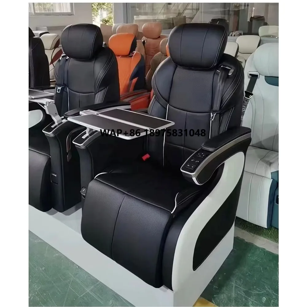 Haobang New Design Electric Vito Seat Luxury Car Seat With Armrest Table for Van