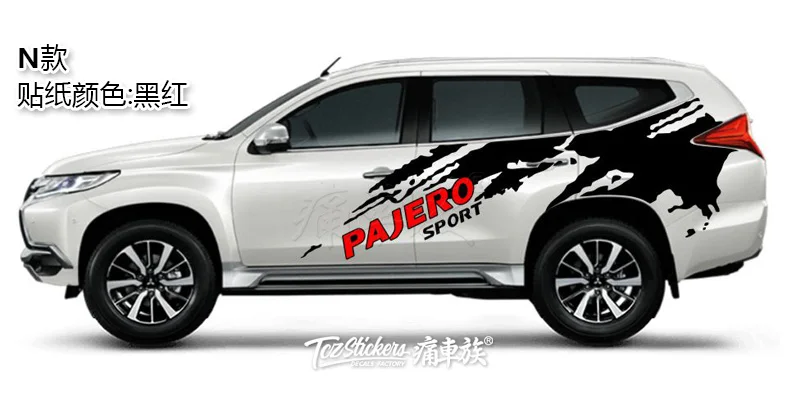 

Автомобильная наклейка, декоративные аксессуары для Mitsubishi Pajero Sport 2010-2022