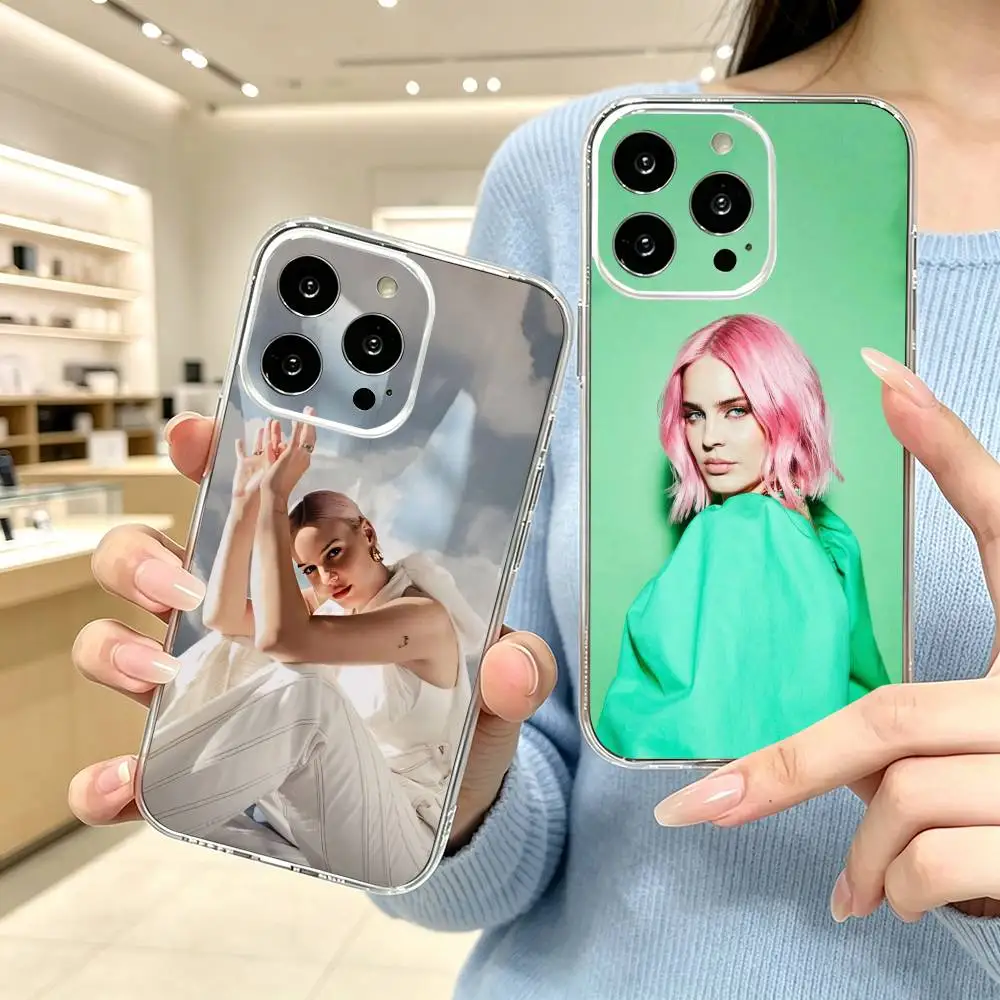 Anne Marie Songwriter Phone Case Transparent Silicone Soft For iPhone18 17 16 15 14 13 12 11 Mini Pro Max Plus Gift