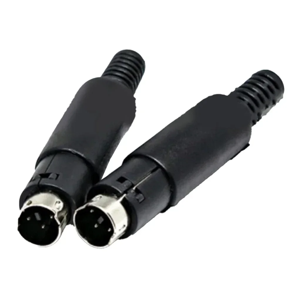 Ample Supply For Electrical Projects Chassis Cable Installation Male Socket 6cm Length Black Color DC220V Rated Voltage