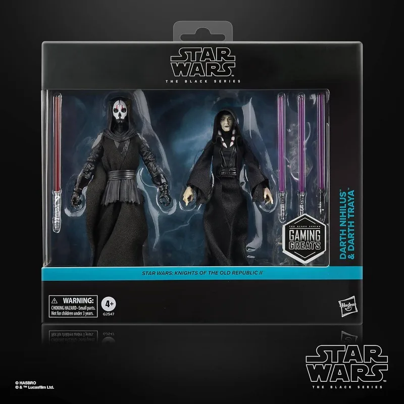 Genuine Hasbro Star Wars Black Series KOTOR II Darth Nihilus & Darth Traya 6-Inch 2-Pack Figure Set Collectible Model in Stock - view 2