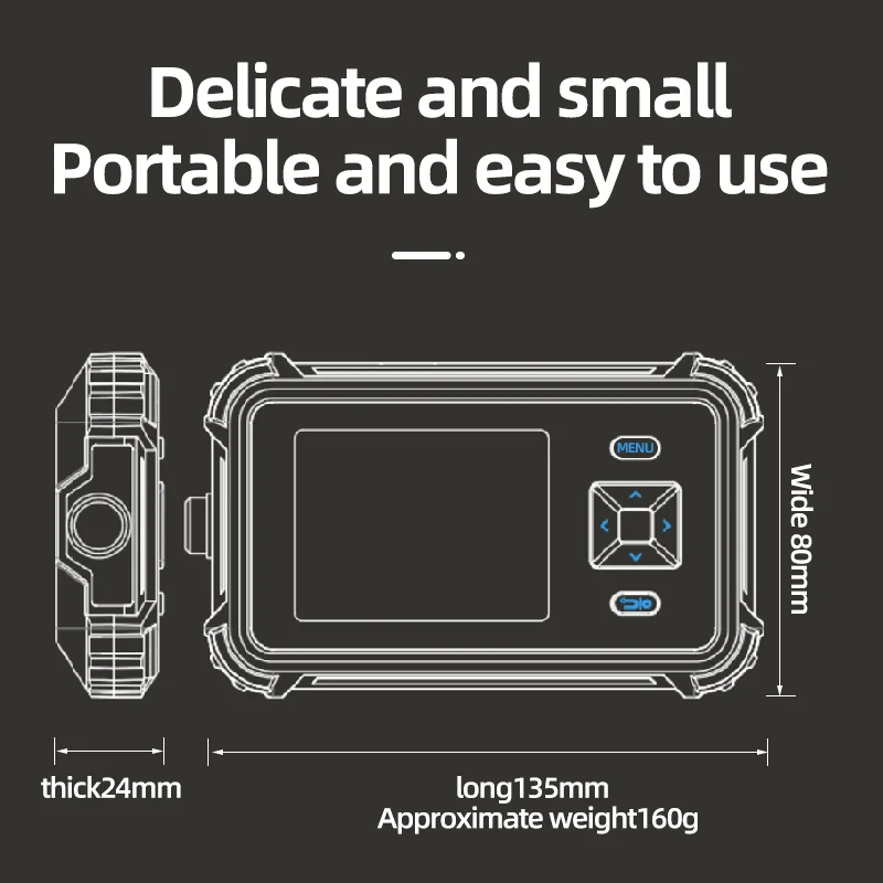 FMAI PBRM-1 Portable Precision Battery Resistance Tester TFT Display 1200 mAh Li-Ion Battery For Battery Screening