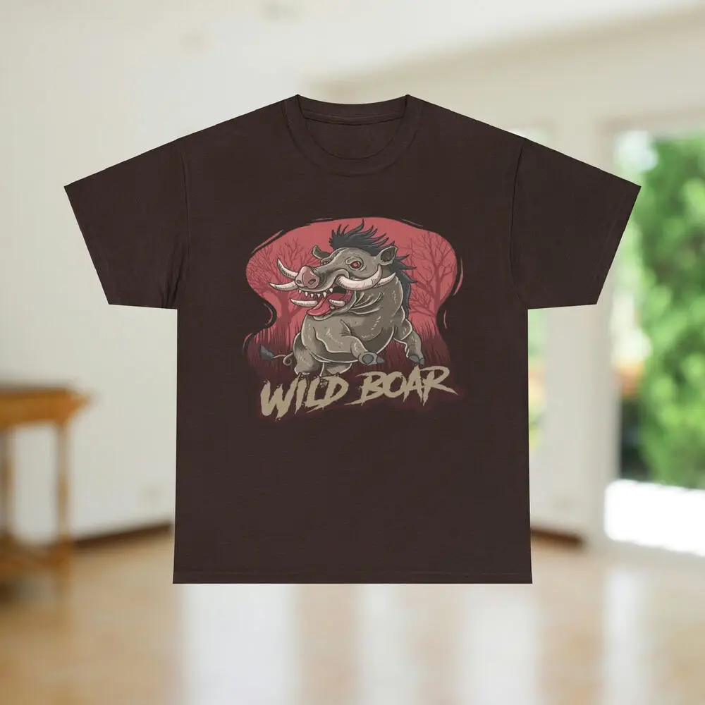 Wild Boar Hunter T-shirt Graphic Wildlife Sports Hunting Shirt Outdoor T-shirt Unisex T-shirts For Men Women Summer Tees