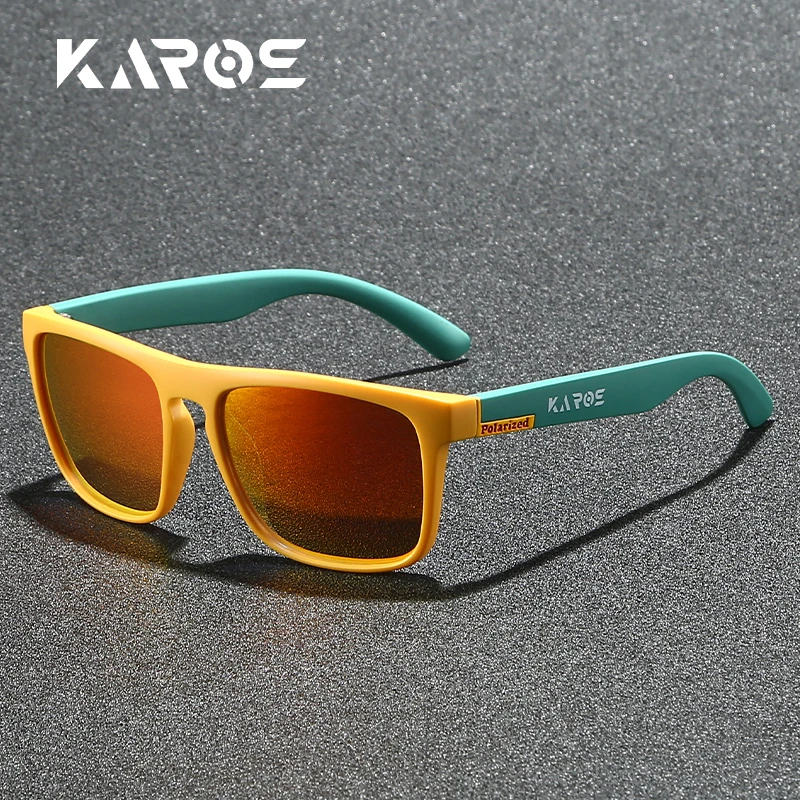 

KAROS Polarized Sunglasses For Men/Women Camo Frame UV400 Protection for Driving Fishing Cycling