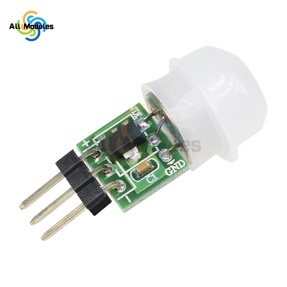 5PCS AM312 PIR Motion Human Sensor Module Automatic Detector Module Mini IR Pyroelectric Infrared AM312 Sensor DC 2.7 -12V Board