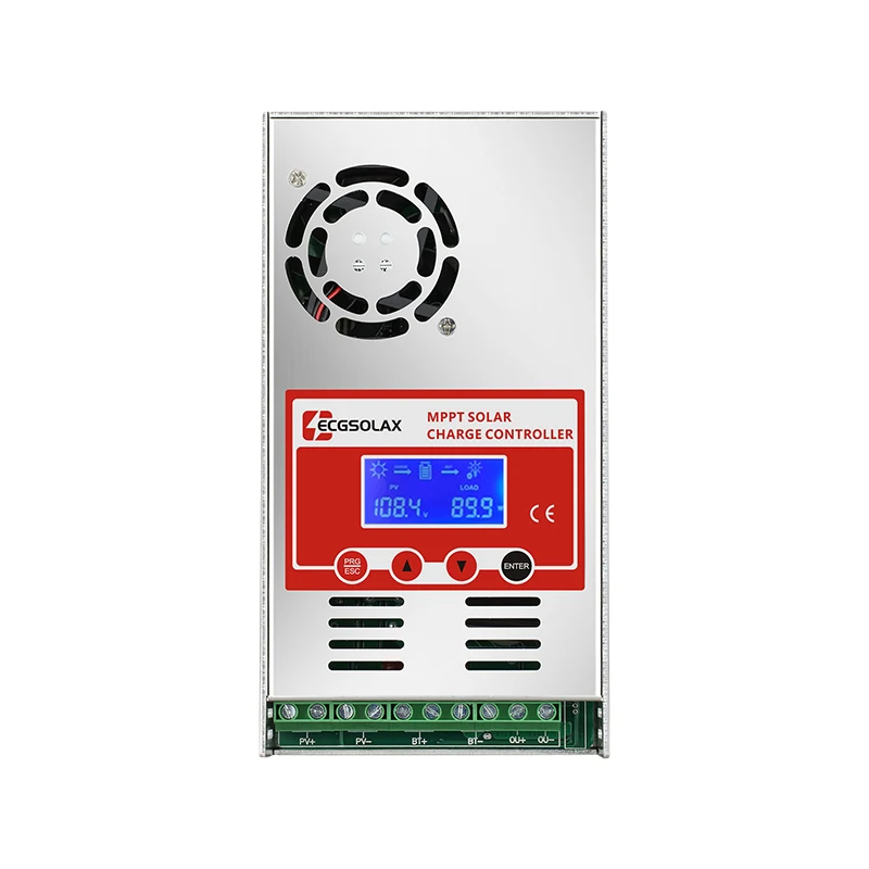 ECGSOLAX 60A MPPT Solar Charge Controller LCD Work With 12V 24V 36V 48V Lead-acid Lifepo4 Battery Solar Panel Regulator Max PV 150VDC Solar Battery Controller — 2