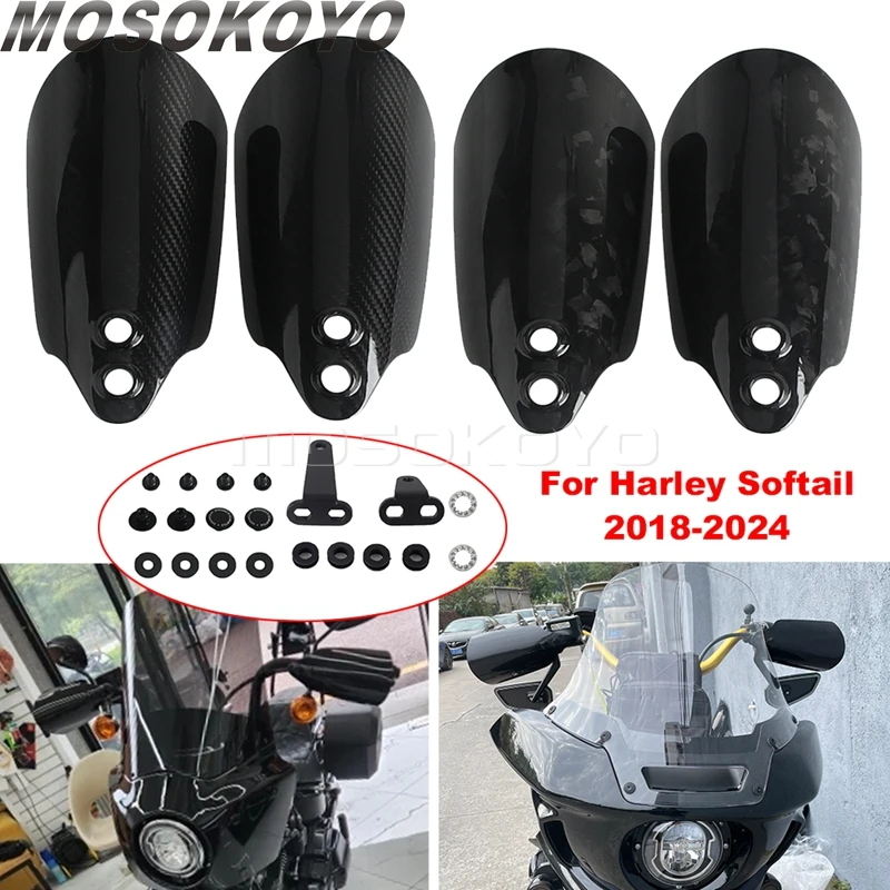 غطاء حماية لليد للدراجة النارية غطاء حماية لليد لدراجة Harley Softail Deluxe FLDE Heritage Classic 114 FLHCS FLHC 2018-2024