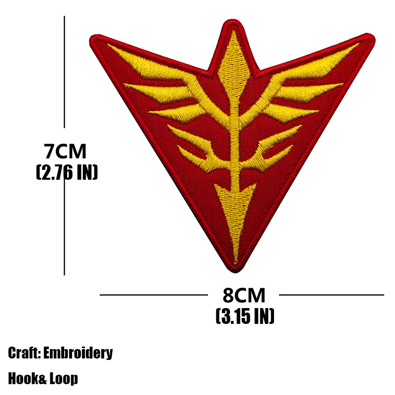 Gundam haftowana opaska na ramię łatka LONDO BELL spersonalizowany plecak taktyczna naszywka naklejki na odzież z haczykiem i pętelką