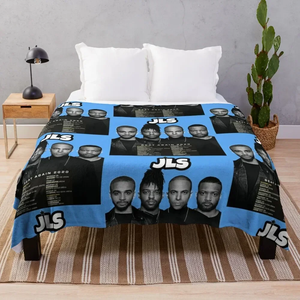 

JLS Fan Made Tour Apparel Throw Blanket Cozy Sofa Blanket for TV Watching Napping