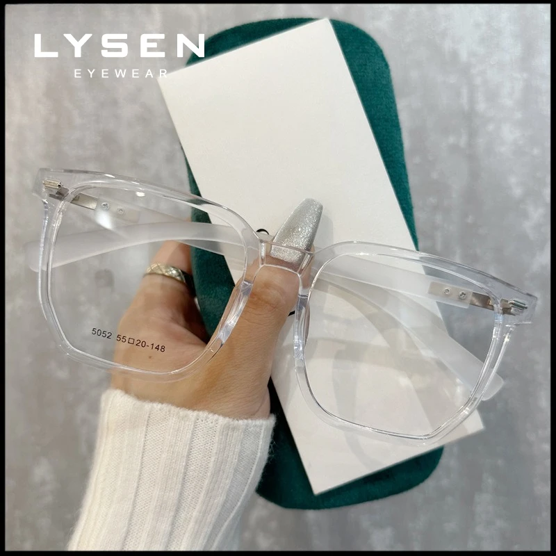 LYSEN مربع البلاستيك التيتانيوم محكم النظارات الطبية البصرية الترفيه مكافحة الضوء الأزرق القراءة ، نظارات قصر النظر البصرية #3