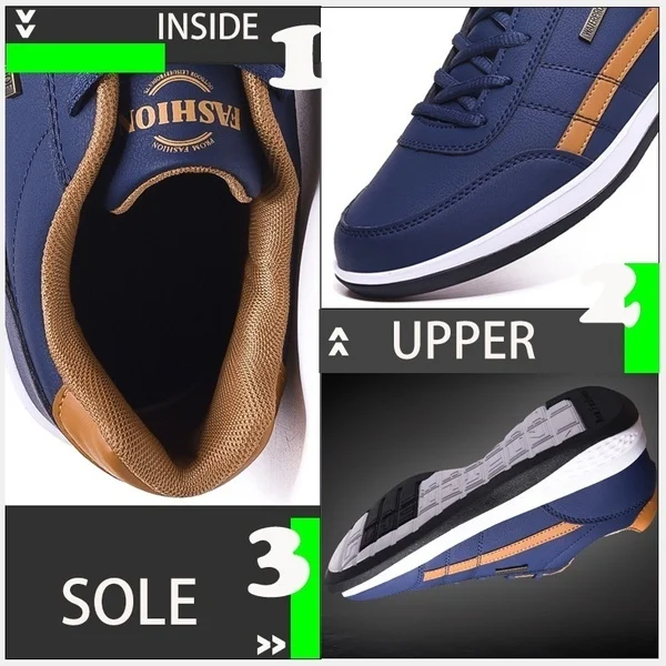 Chaussures de course antidérapantes pour hommes, baskets de Jogging, de Trekking, d\'athlétisme, confortables, en cuir souple, légères